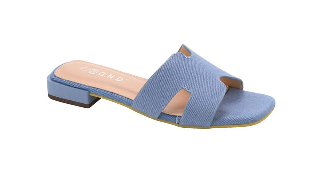 Wholesale Women's Sparkle Strap Sandals Flat Zoey NGJ5