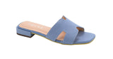 Wholesale Women's Sparkle Strap Sandals Flat Zoey NGJ5