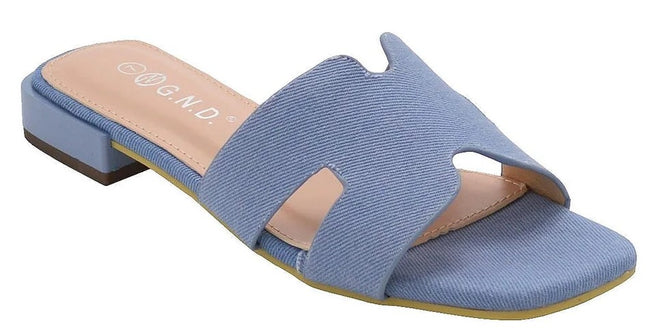 Wholesale Women's Sparkle Strap Sandals Flat Zoey NGJ5