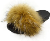 Wholesale Women's Soft Slip-On Fur Slippers Mia NGD5