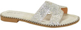 Wholesale Women's Dressy Look Sandals Flat Embellished Mia NGJ1
