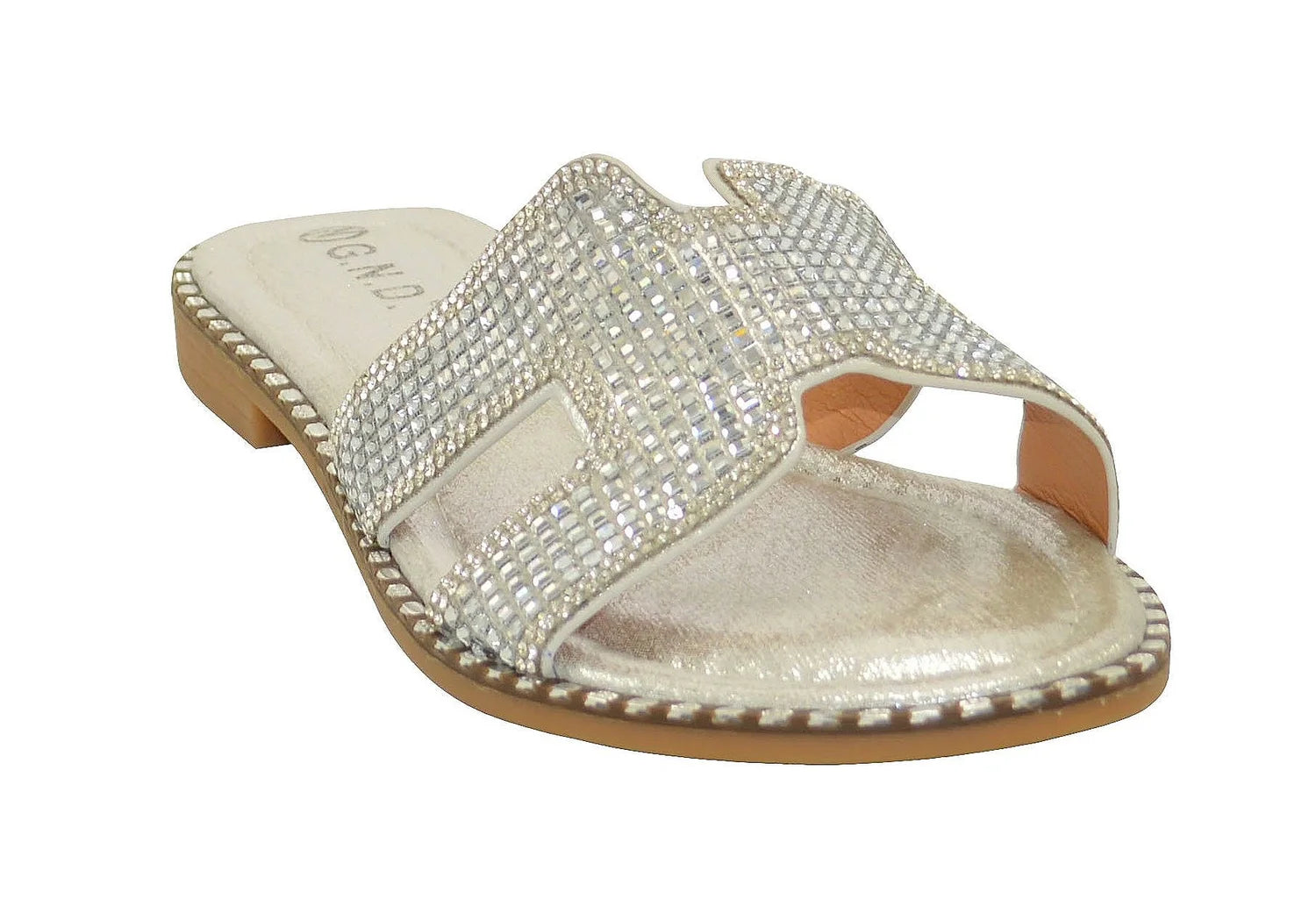 Wholesale Women's Dressy Look Sandals Flat Embellished Mia NGJ1