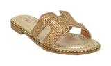 Wholesale Women's Dressy Look Sandals Flat Embellished Mia NGJ1