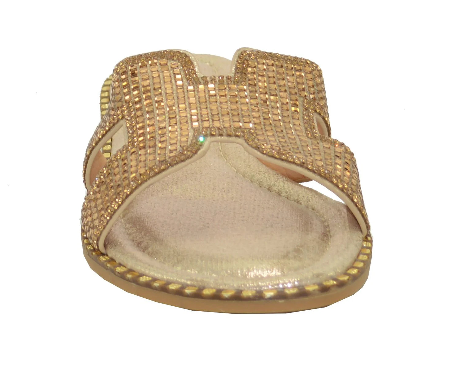 Wholesale Women's Dressy Look Sandals Flat Embellished Mia NGJ1