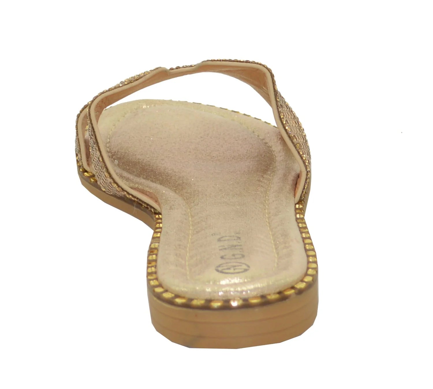 Wholesale Women's Dressy Look Sandals Flat Embellished Mia NGJ1