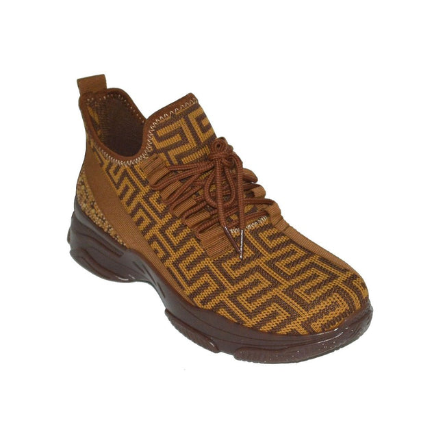 Wholesale Women's Sneakers Lace Up Shoes Stylish Comfortable Footwear Jade NG19
