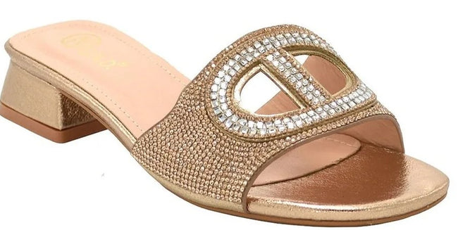 Wholesale Women's Rhinestone Trim Embellished Heels Stella NG31