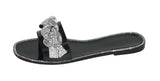 Wholesale Women's Dressy Look Sandals Flat Jelly Embellished Mia NGD2