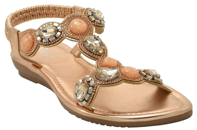 Wholesale Women's Trendy Sandals Embellished Layla NG55