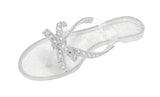 Wholesale Women's Glitter Touch Sandals Flat Jelly Embellished Audrey NGD1