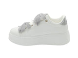 Wholesale Women's Sneakers Lace Up Embellished Trendy Comfortable Women's Shoes Madeline NG38