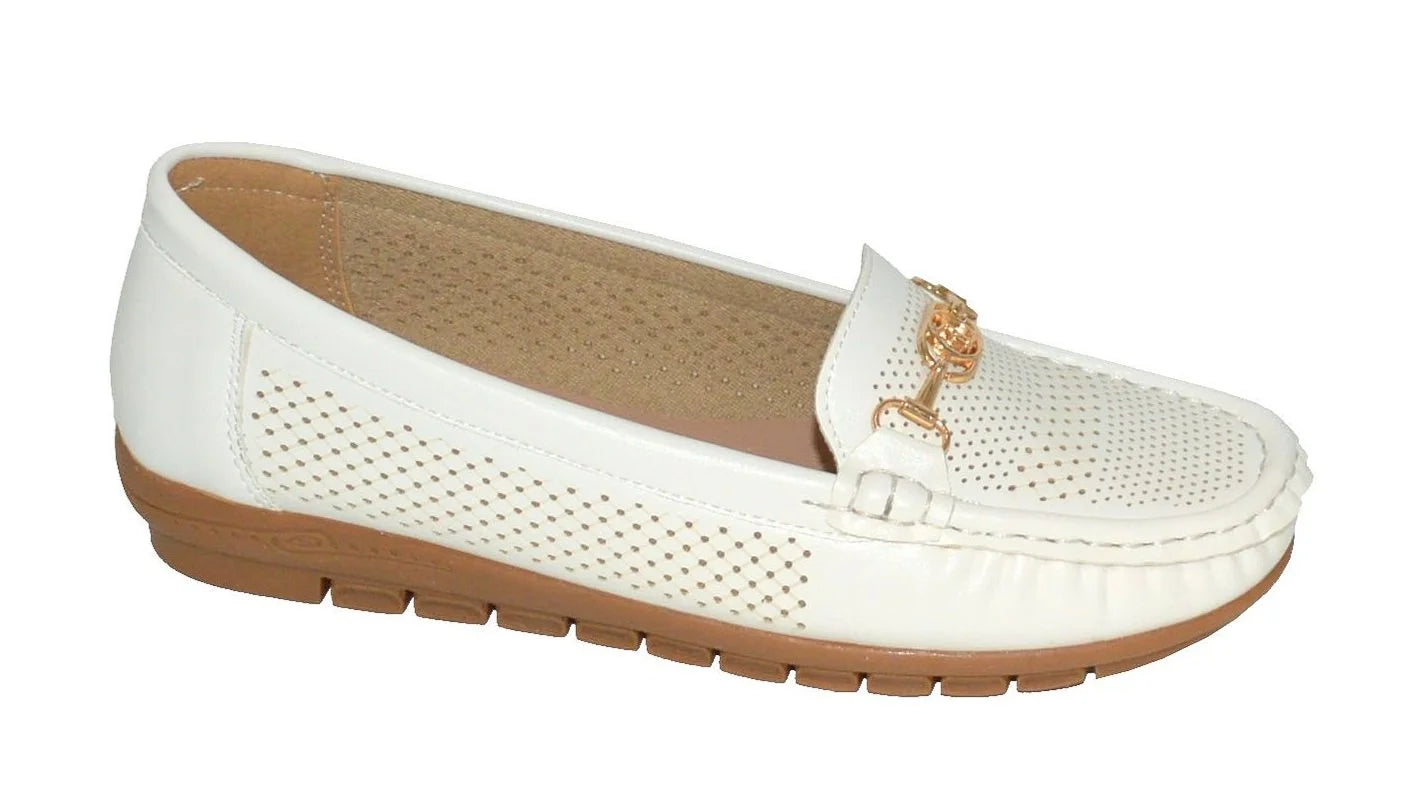 Wholesale Women's Low Heel Moccasin Loafers Zoe NG93