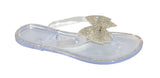 Wholesale Women's Classic Style Sandals Flat Jelly Embellished Zoe NGD3
