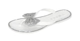 Wholesale Women's Classic Style Sandals Flat Jelly Embellished Zoe NGD3