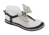 Wholesale Women's Comfort Fit Sandals Flat Jelly Embellished Abigail NGD2