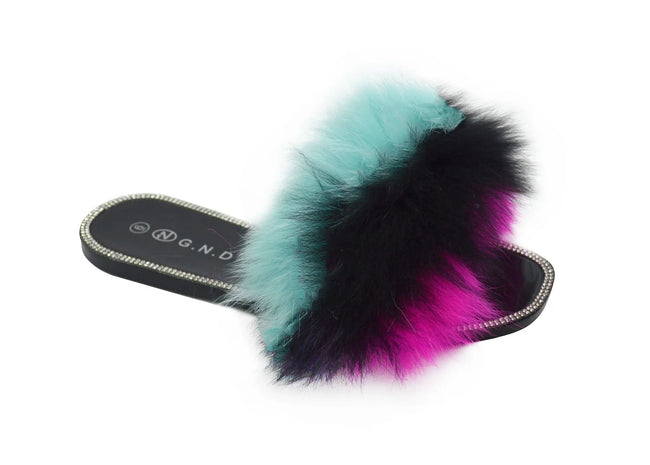Wholesale Women's Elegant Fur Slide Slippers Chloe NGD0
