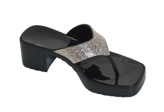 Wholesale Women's Premium Embellished Sandal Heels Claire NGD0