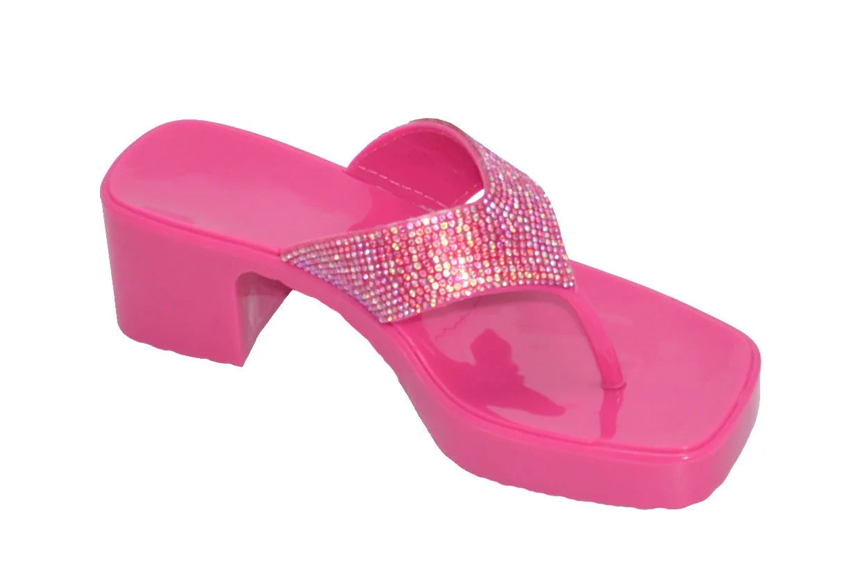 Wholesale Women's Premium Embellished Sandal Heels Claire NGD0