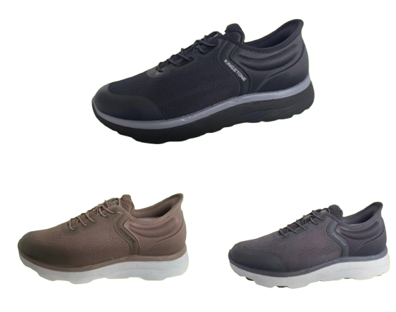 Wholesale Men's Shoes Lace-Up Trainer Sneakers Runner Style Elijah NPE62