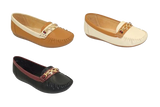 Wholesale Women's Faux Suede Moccasin Style Loafers Chloe Ngfa