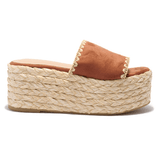 Wholesale Women's Sandals High Heels Espadrilles Platform Strap Shoes NMGI