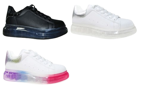 Wholesale Women's Sneakers Lace Up Trendy Comfortable Women's Shoes Daisy NGG3