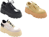 Wholesale Women's Sneakers Lace Up Trendy Comfortable Women's Shoes Valentina NGG7