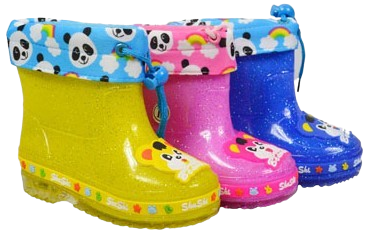Wholesale Kids Rain Boots Assorted Colors Lily NGGX