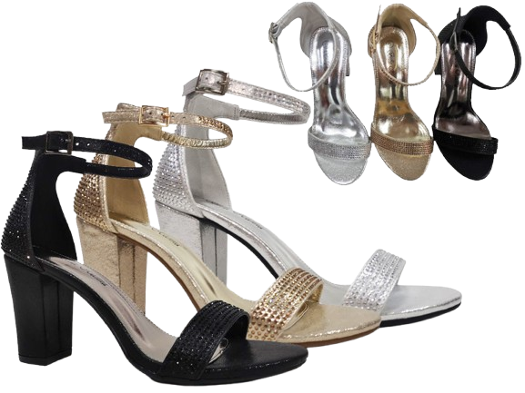 Wholesale Women's Closed Back Chunky Heels Elegant Comfy Shoes Sienna NFI3