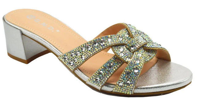 Wholesale Women's Fashion Sandals with Embellished Heels Scarlett NGJ2