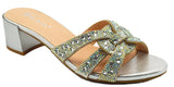 Wholesale Women's Fashion Sandals with Embellished Heels Scarlett NGJ2