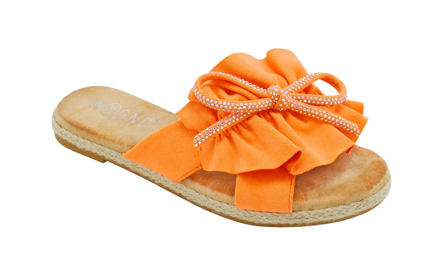 Wholesale Women's Elegant Finish Sandals Flat Embellished Ava NGJ3