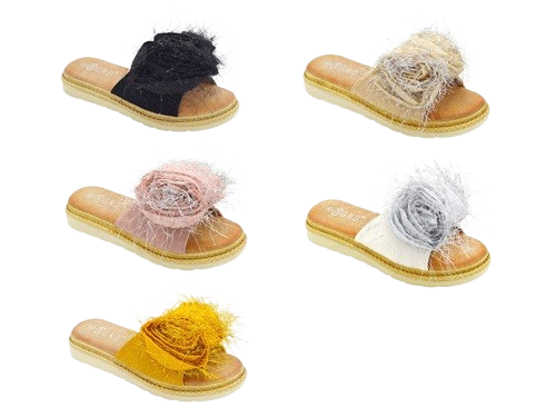 Wholesale Women's Accents Sandals Flat Embellished Lily NGJ4