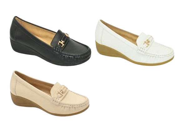 Wholesale Women's Moccasin-Inspired Casual Loafers Leah NGJ2
