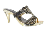 Wholesale Women's Glitter Embellished High Heel Sandals Charlotte NGJ6