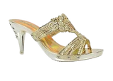 Wholesale Women's Glitter Embellished High Heel Sandals Charlotte NGJ6