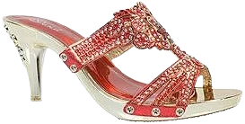 Wholesale Women's Glitter Embellished High Heel Sandals Charlotte NGJ6