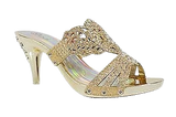 Wholesale Women's Rhinestone High Heel Sandals Madison NGJ7