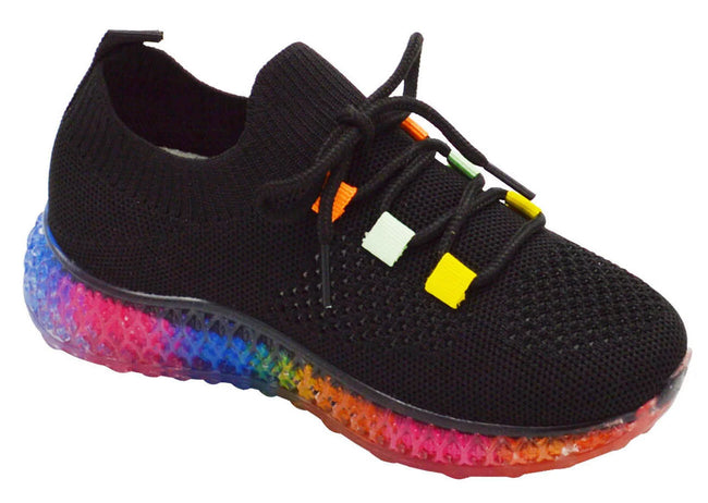 Wholesale Kids Embellished Lace Up Shoes Jelly NG2K