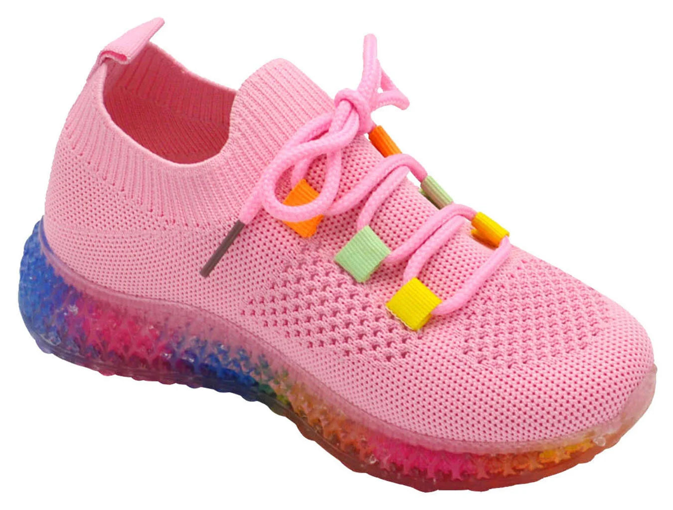 Wholesale Kids Embellished Lace Up Shoes Jelly NG2K