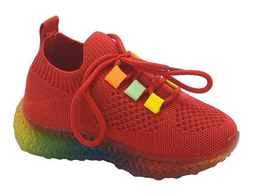 Wholesale Kids Embellished Lace Up Shoes Jelly NG2K