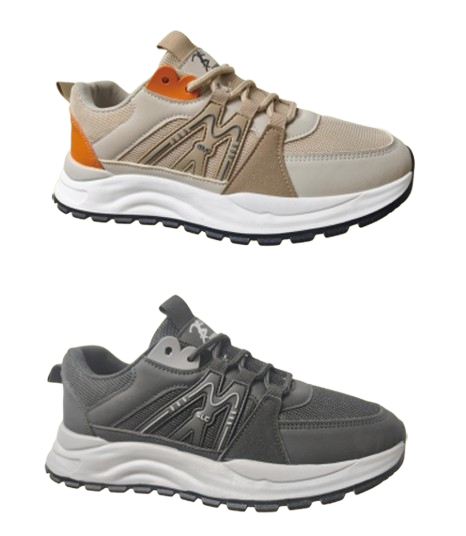 Wholesale Men's Shoes Lace-Up Trainer Sneakers Runner Style Jacob NPE70