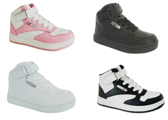 Wholesale Kids High Top Sneaker Lace Up Shoes Emma NGQ0