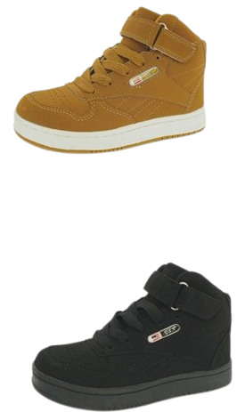 Wholesale Kids High Top Velcro Lace Up Sneakers Chloe NGQE