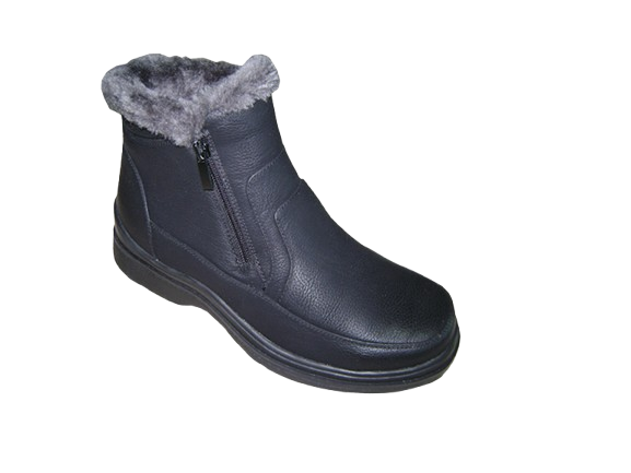 Wholesale Men Fur PU Boot Affordable Quality Footwear Steve NFr2