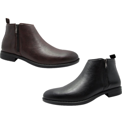 Wholesale Men's Shoes Hush PU Short Boots NFS3