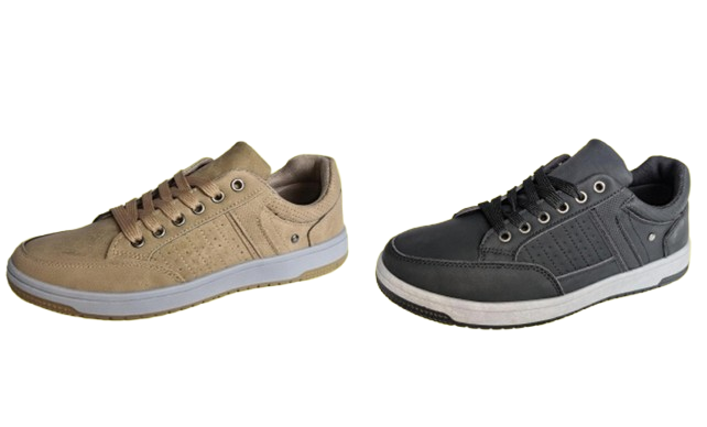 Wholesale Men's Shoes Lace-Up Trainer Sneakers Runner Style Logan NPE98