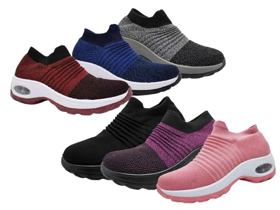 Wholesale Women's Slip-On Sneakers with MD+Air Cushion Comfort Redefined Shoes Layla NFSr
