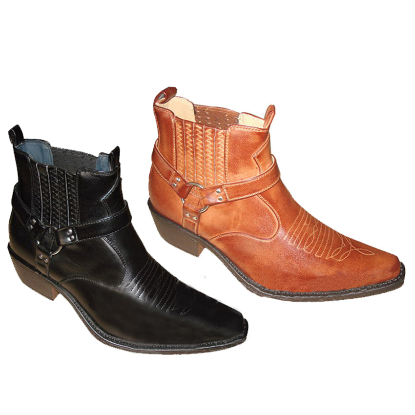 Wholesale Men's Shoes Cowboy PU Boot NFW1