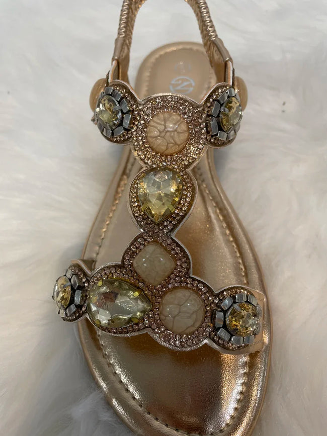 Wholesale Women's Trendy Sandals Embellished Layla NG55